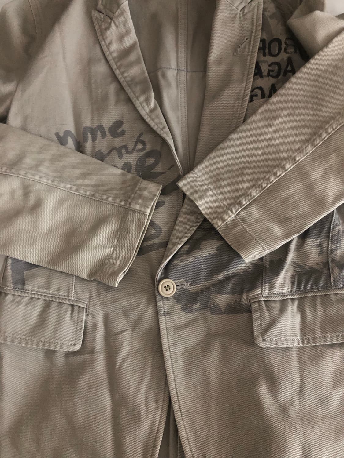 꼼데가르송 옴므 프린팅 자켓 상품이미지5