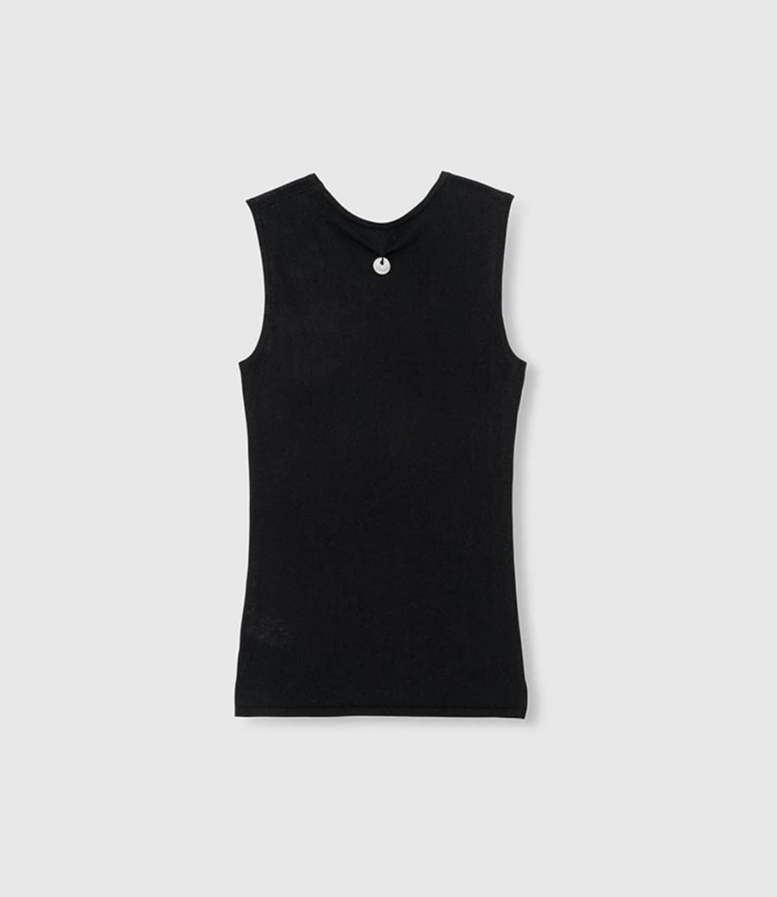 Nieeh lotus knit sleeveless black 상품이미지2