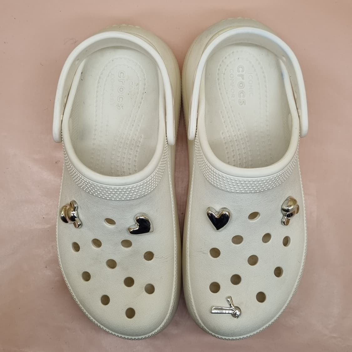 크록스 클래식 크러쉬 클로그 화이트 250 상품이미지2