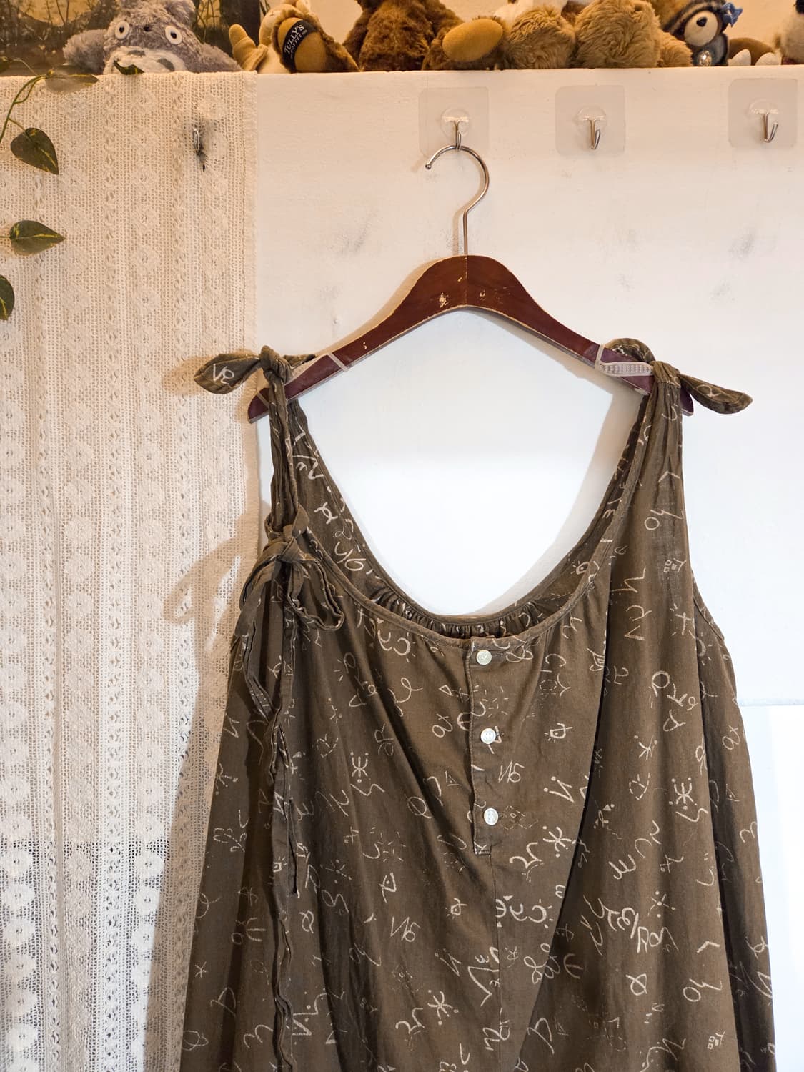 패턴 민소매 원피스 상품이미지4