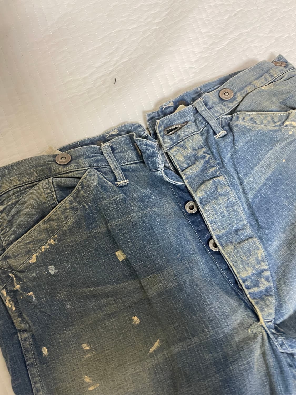 Rrl 웨이스트 오버롤즈 데님팬츠 상품이미지2
