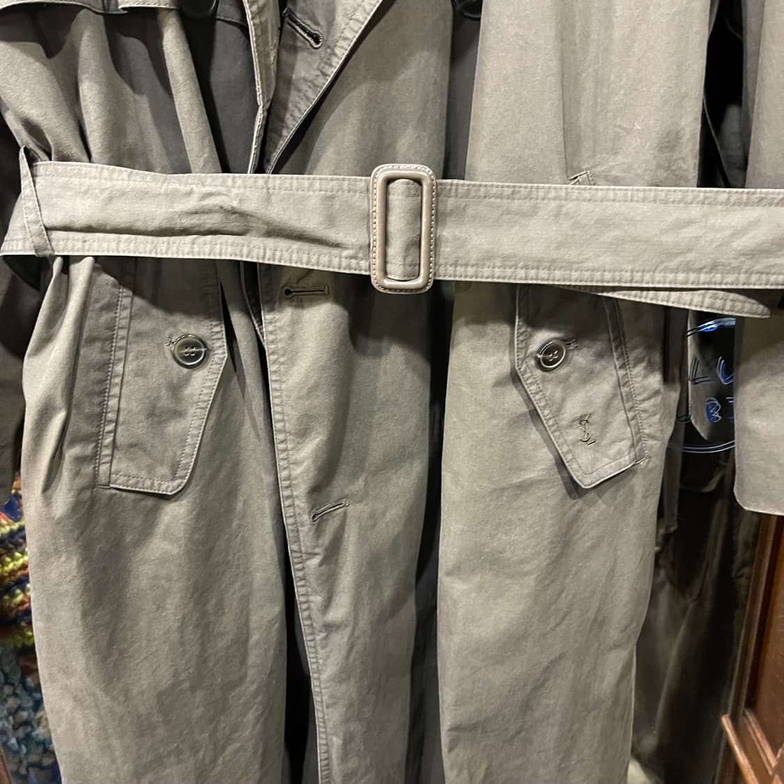 YSL 입생로랑 트렌치 롱 코트 상품이미지5