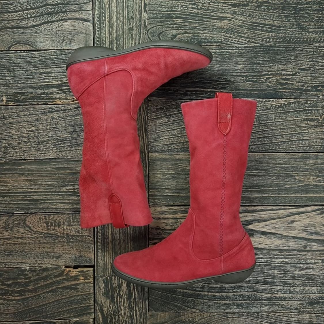 [이세이미야케] 스웨이드 플랫힐 부츠 P01204 상품이미지3