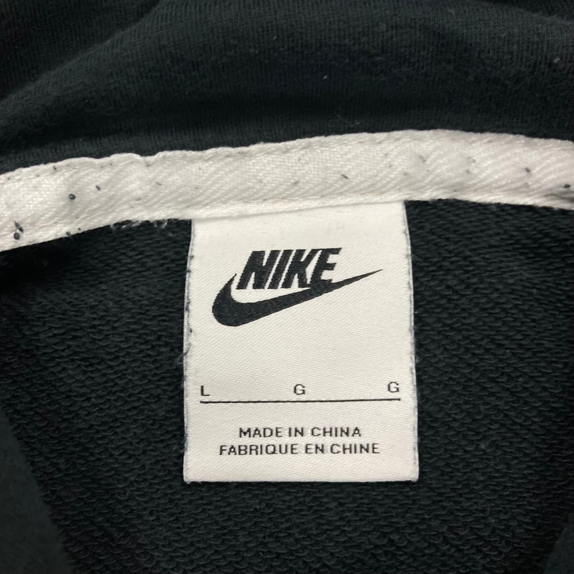 나이키 블랙 컬러 빅로고 후드티 상품이미지5
