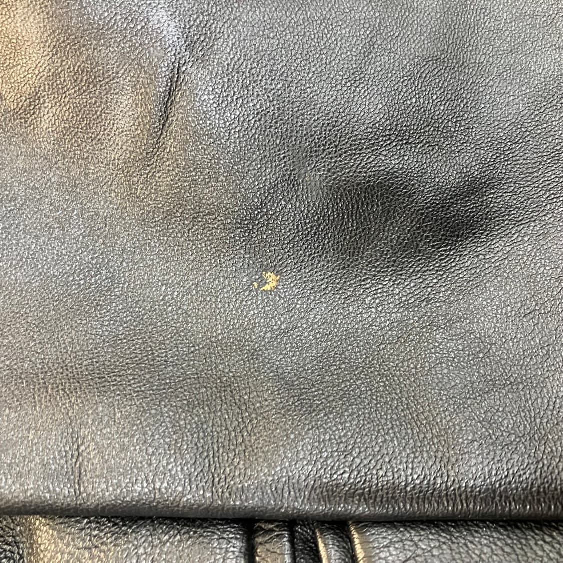 VTG 빈티지 블랙 레더 블레이저 95 상품이미지4