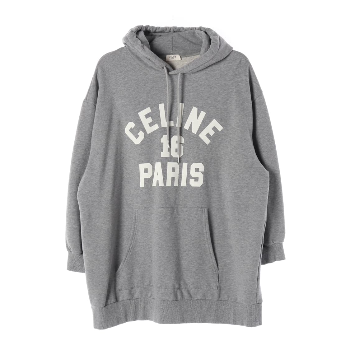 셀린느 로고 16 넘버 코튼 후드티 상품이미지1