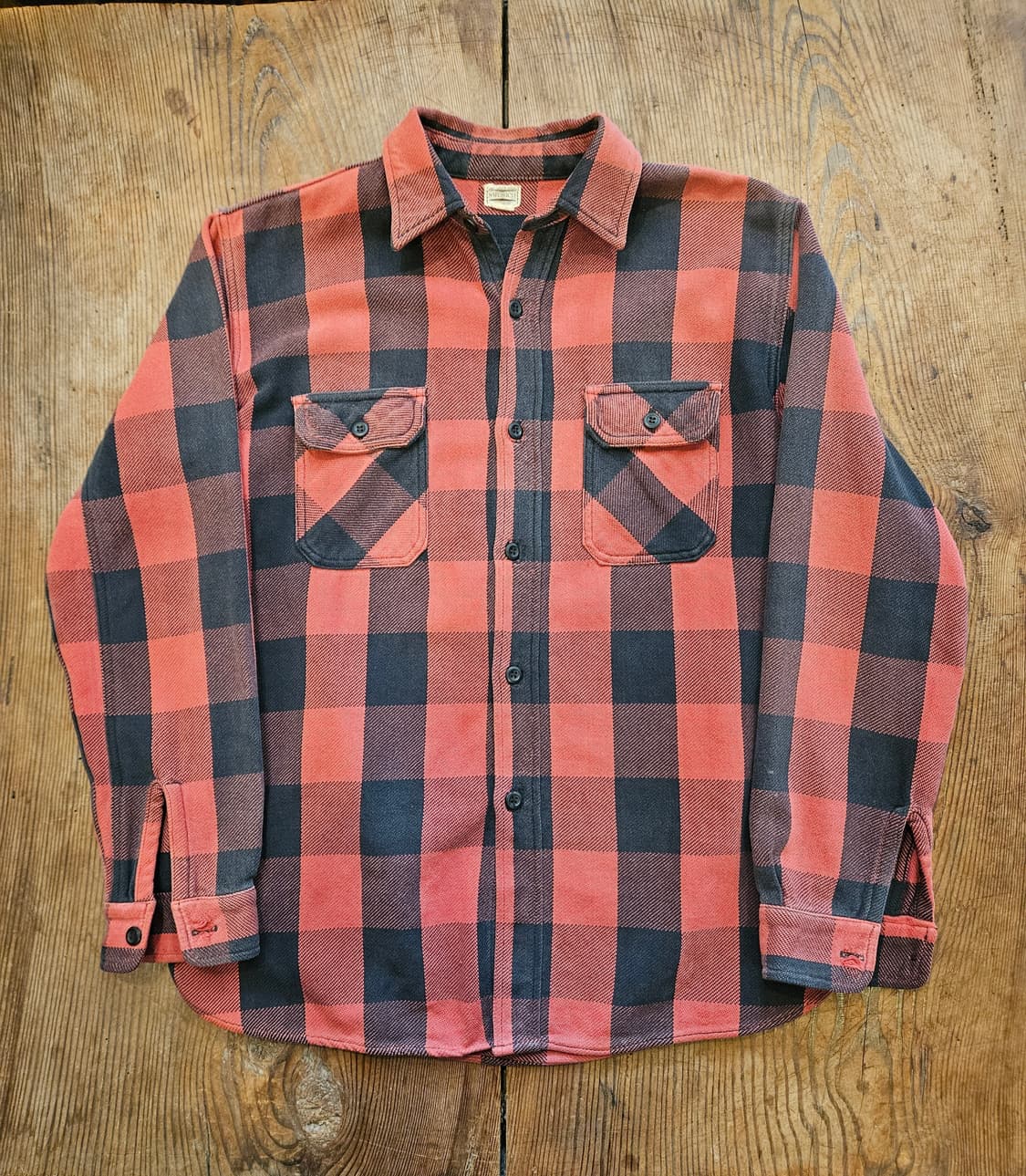 웨어 하우스 버팔로 체크 셔츠 상품이미지1