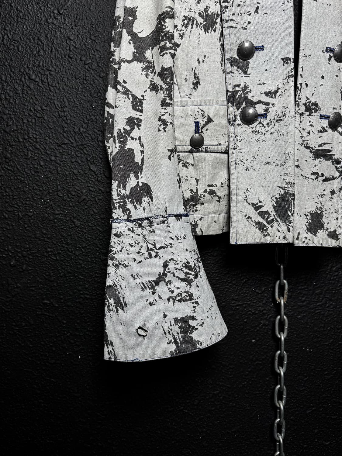 White Coated Cracked Napoleon Jacket 상품이미지4