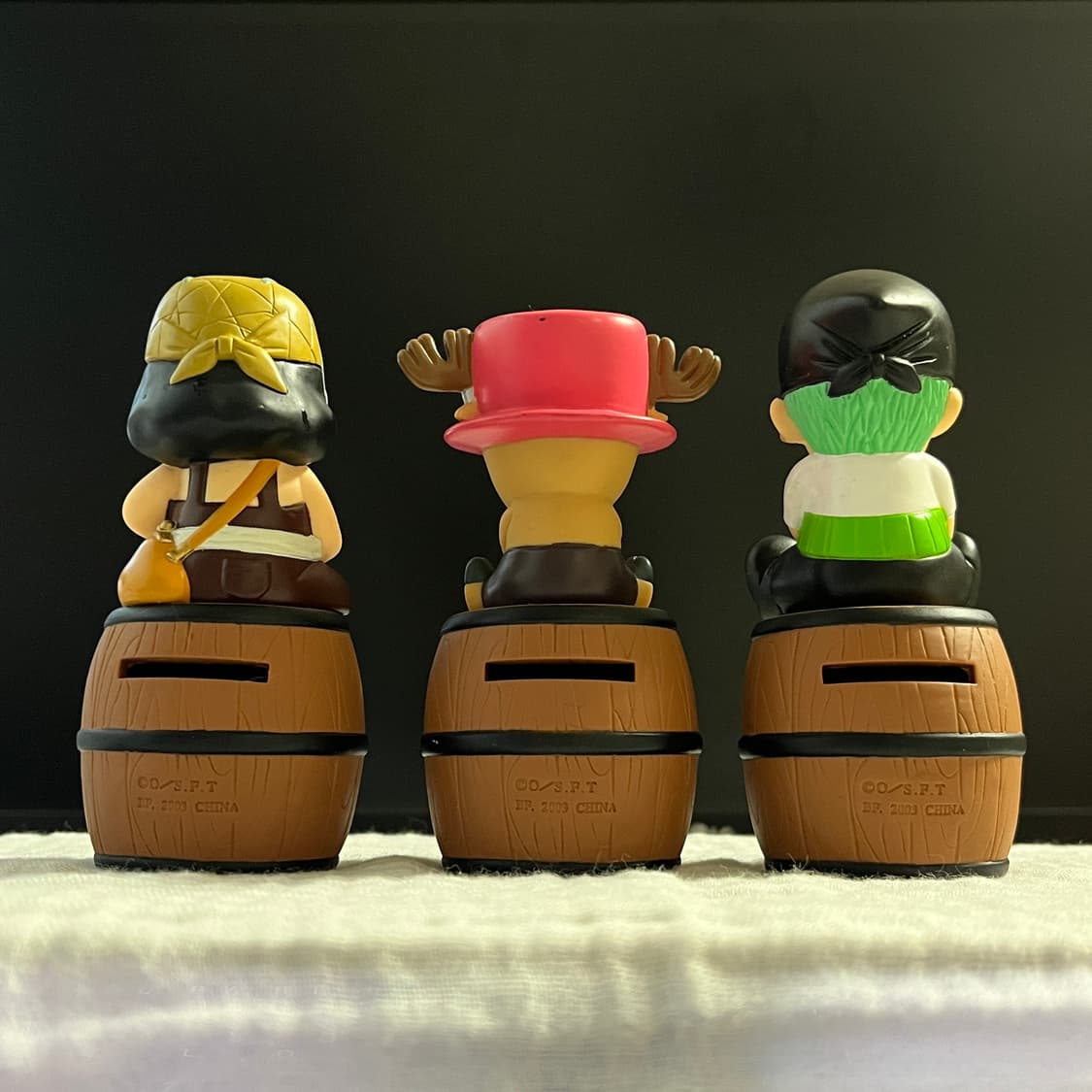 고전 완구 원피스 우솝 쵸파 조로 소프비 저금통 피규어 상품이미지2