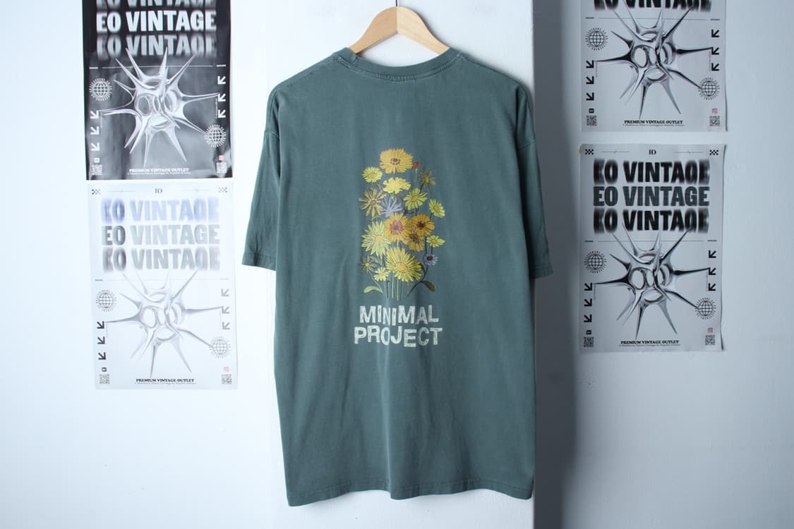 (L-XL) 미니멀프로젝트 반팔 티셔츠 피그먼트 그린 스트릿-H31126 상품이미지6
