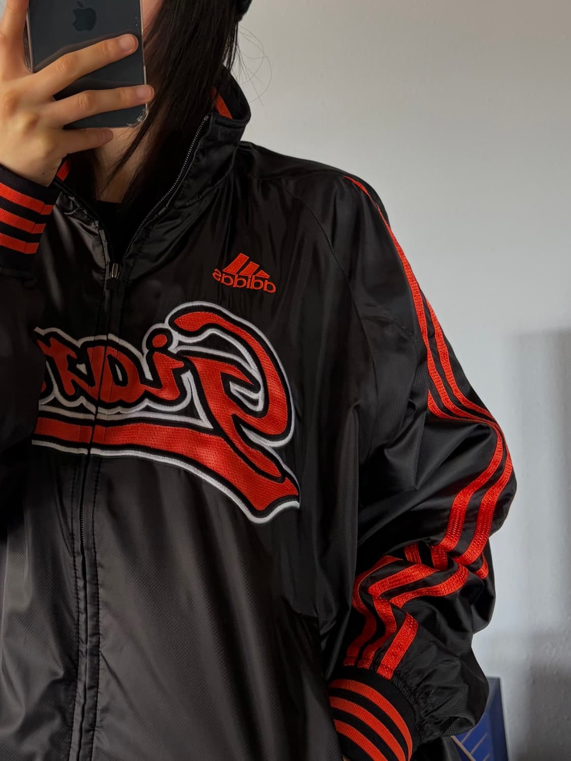 [M]아디다스 롯데 자이언츠 춘추용 베이스볼 자켓 상품이미지2