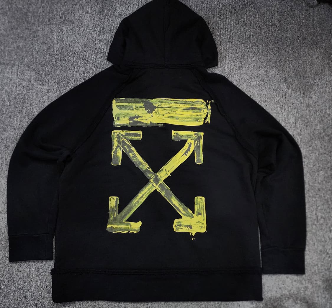 오프화이트 아크릴 애로우 오버핏 후드티 M 상품이미지2