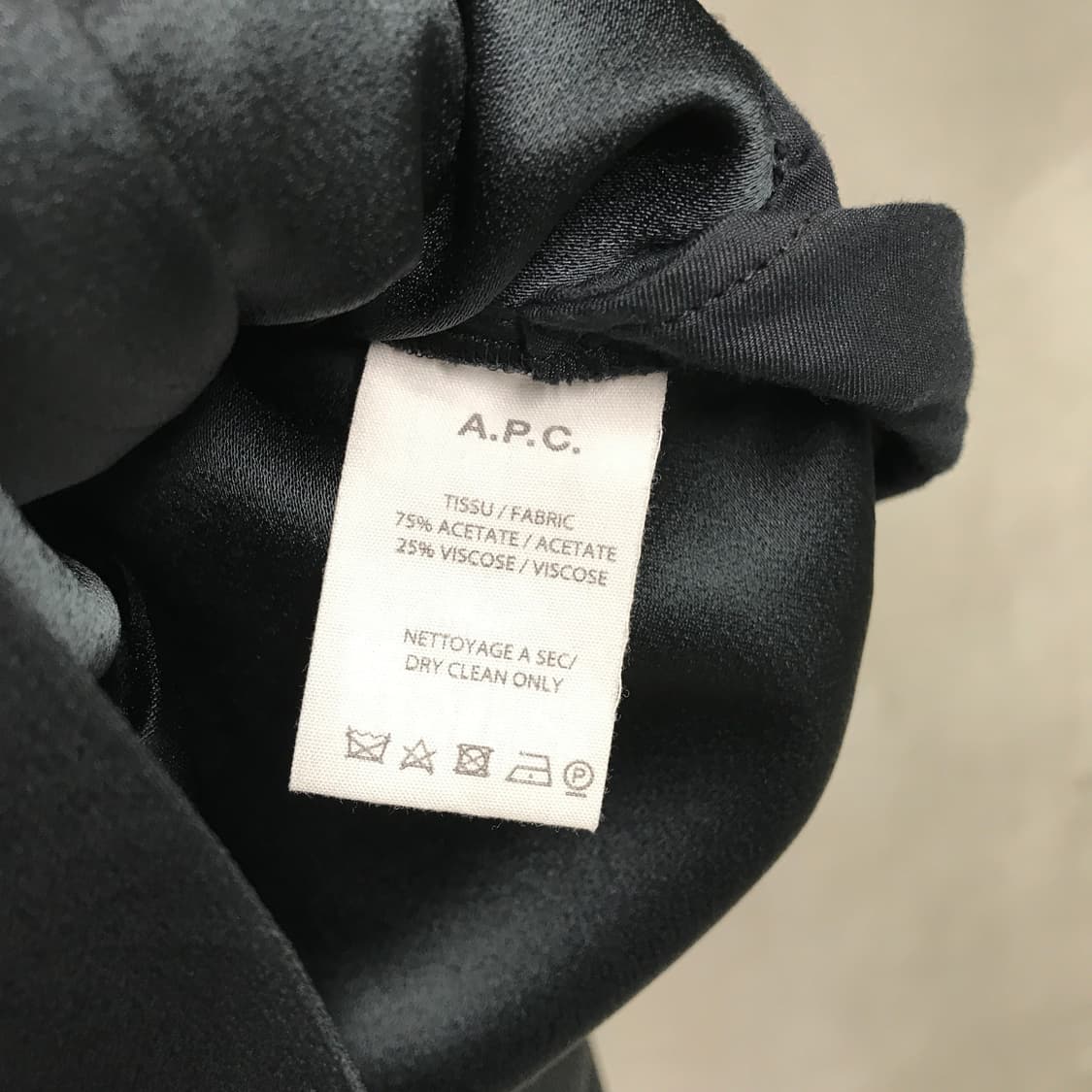 APC 아페쎄 블랙 원피스 35(W) 상품이미지5