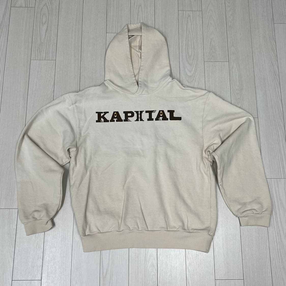 캐피탈 로고 후드 스피크이지 키나리 3size 상품이미지2