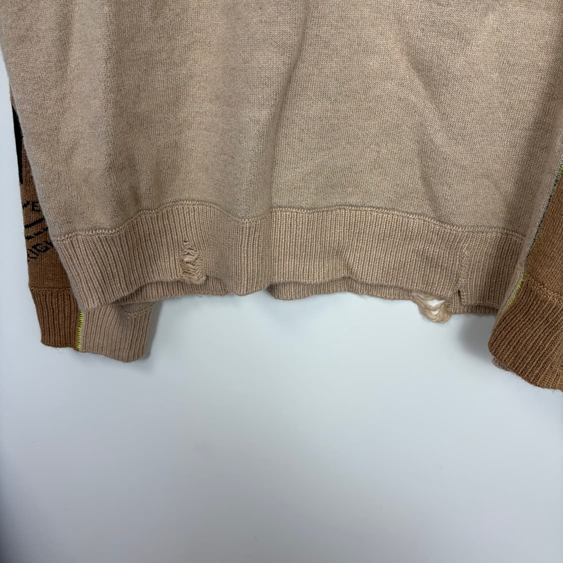 디젤 후드 패턴 니트 티셔츠 상품이미지8