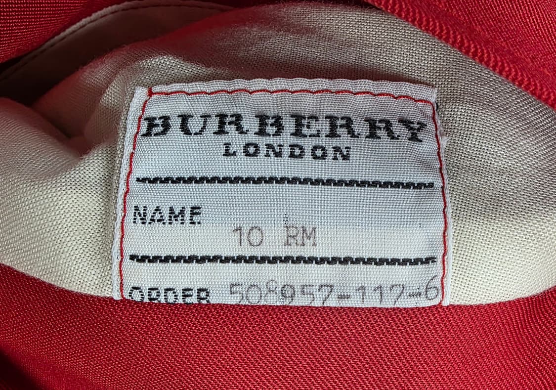 매장정품/ 버버리 트렌치코트 55 ~슬림66 노바체크 레드코트 AD53 상품이미지7