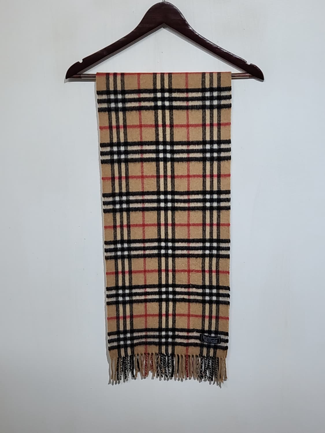 (정품) 버버리 캐시미어 100 목도리 노바체크 머플러 영국판  상품이미지1