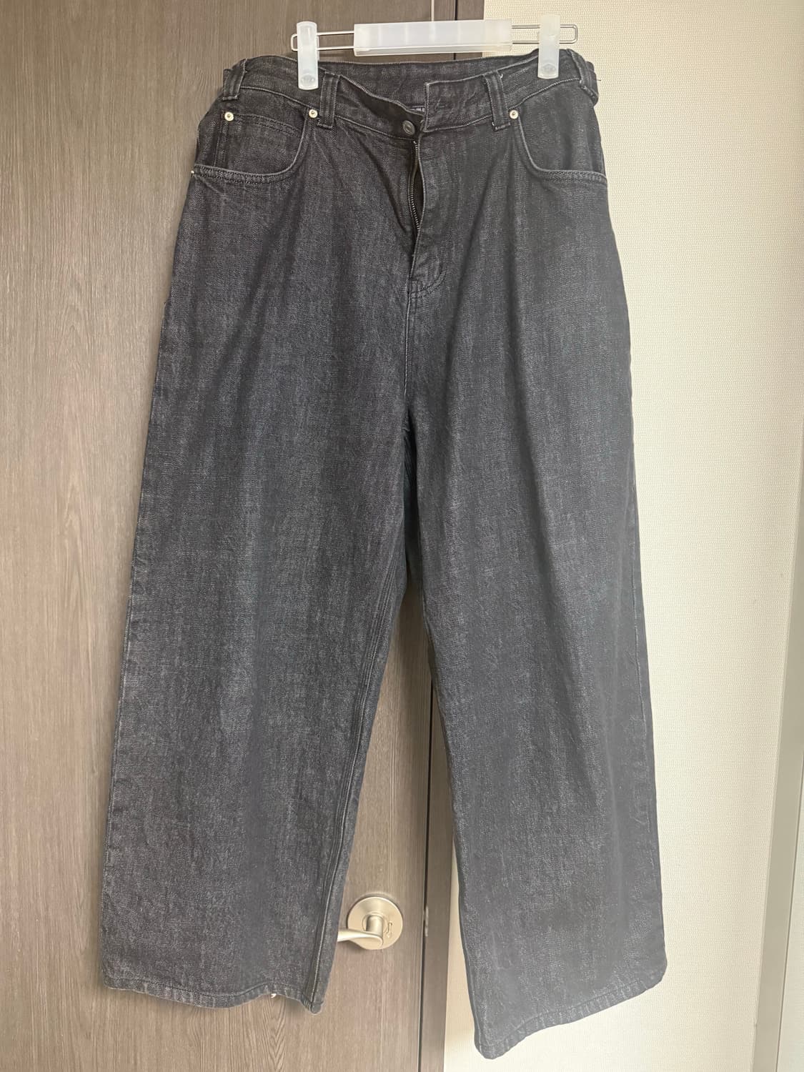 노운 데님 팬츠 블랙 2 상품이미지2