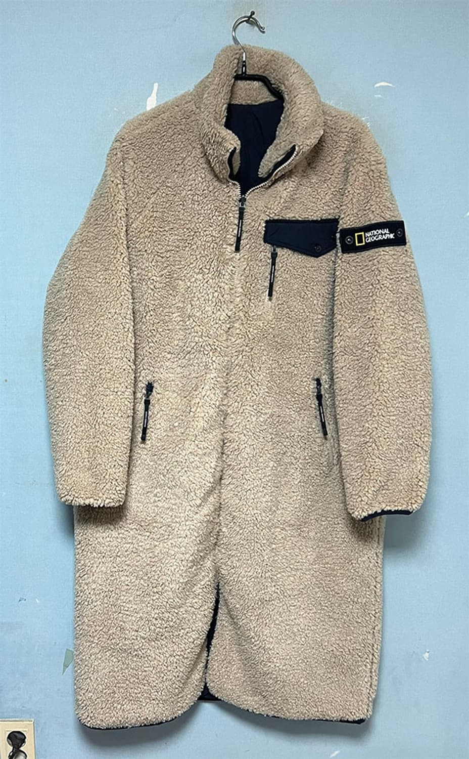 내셔널지오그래픽 남자 롱점퍼 양면 퀼팅 뽀글이 M 95 상품이미지4