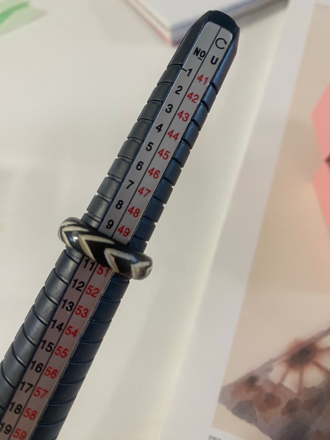 우드 부쉐론 빈티지 반지 상품이미지7