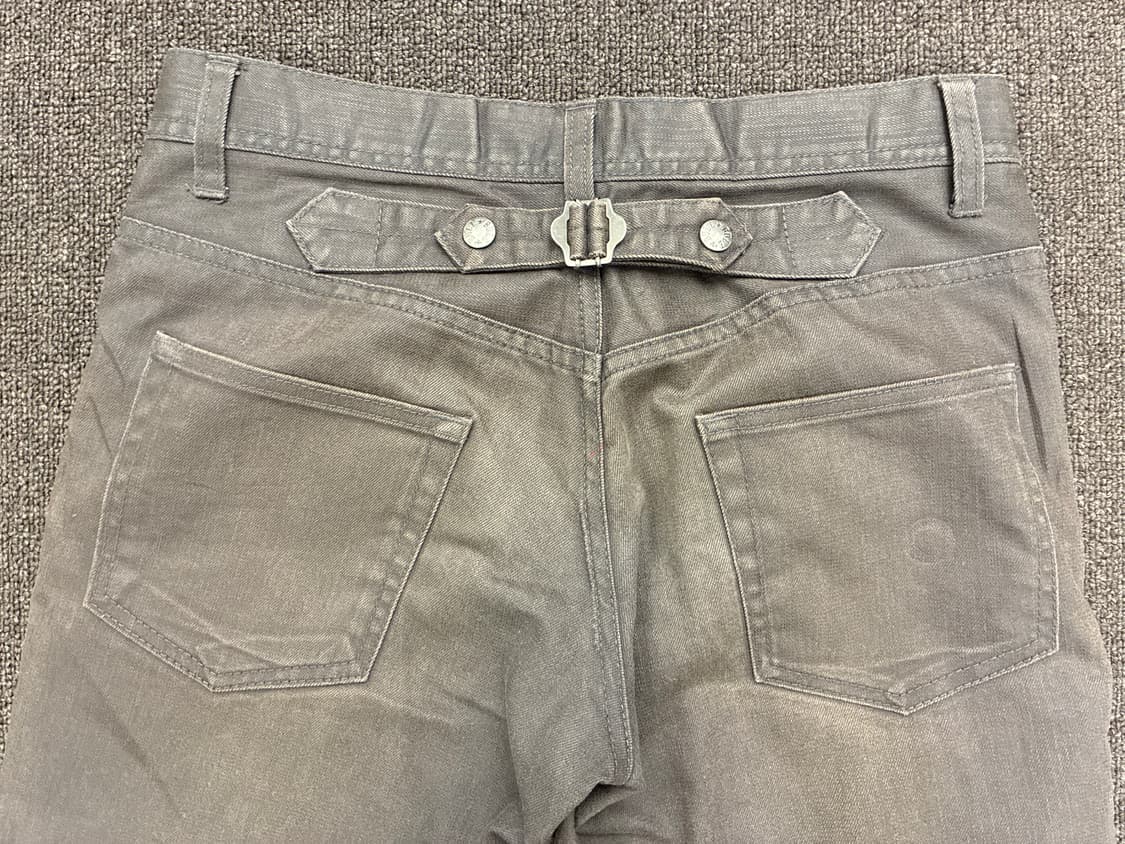 M)Japanese vintage 여성 지퍼 신치백 디테일 브라운 팬츠 상품이미지9