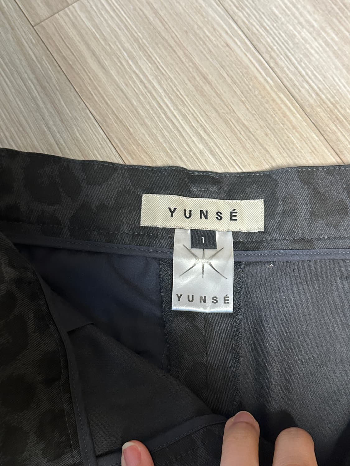 YUNSE 레오파드 팬츠 유니섹스 1사이즈 상품이미지5