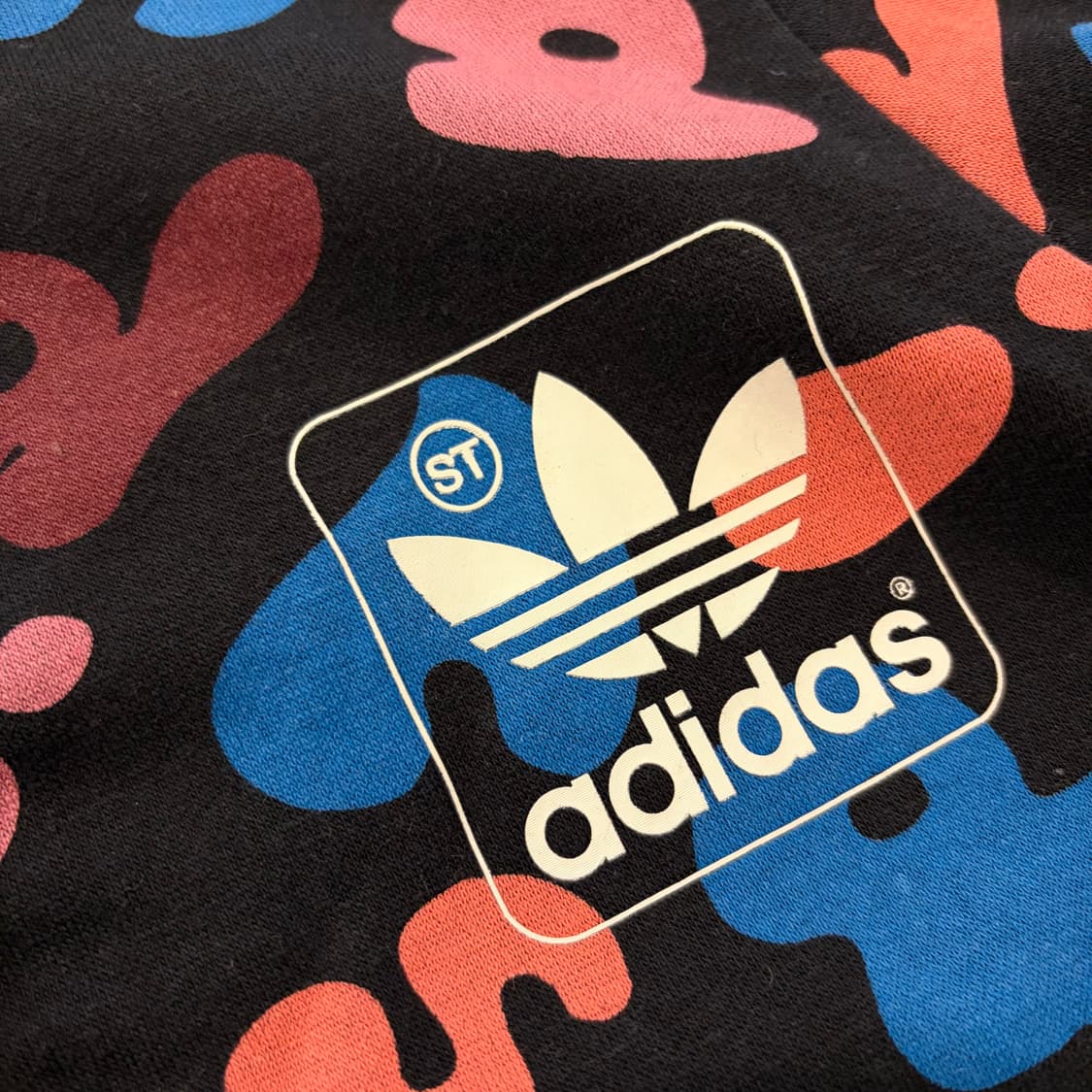 [38] 11s 아디다스 블랙 멀티 패턴 후드집업 D489 상품이미지5
