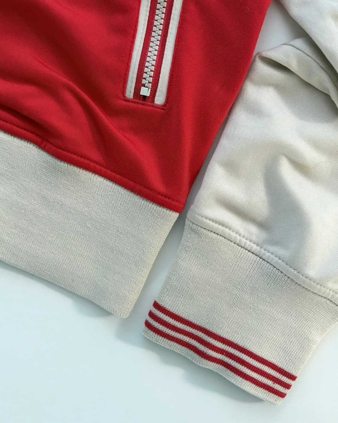 Adidas 아디다스 3넘버링 베이지레드 트랙탑 상품이미지6