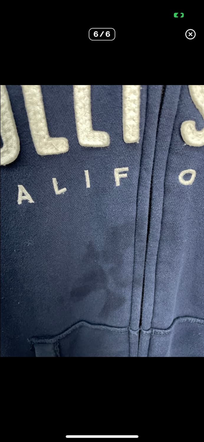 홀리스터 캘리포니아 네이비 후드집업 A3312 상품이미지6