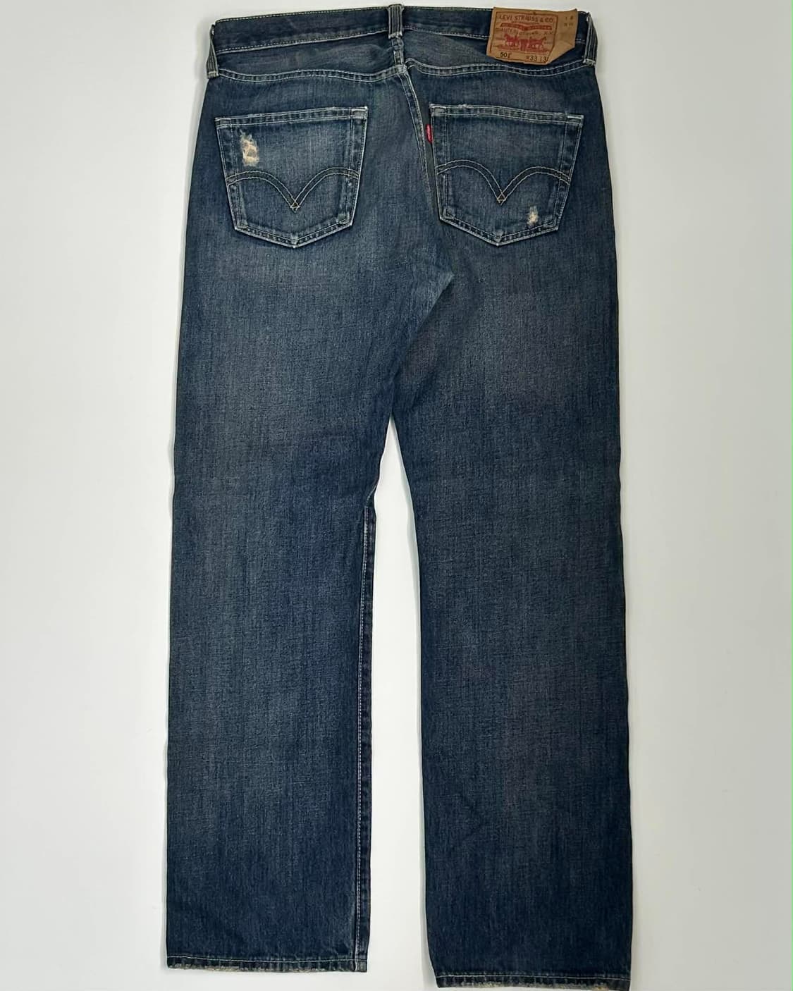 [33/32] 리바이스 501 스트레이트 핏 데님 팬츠 상품이미지2