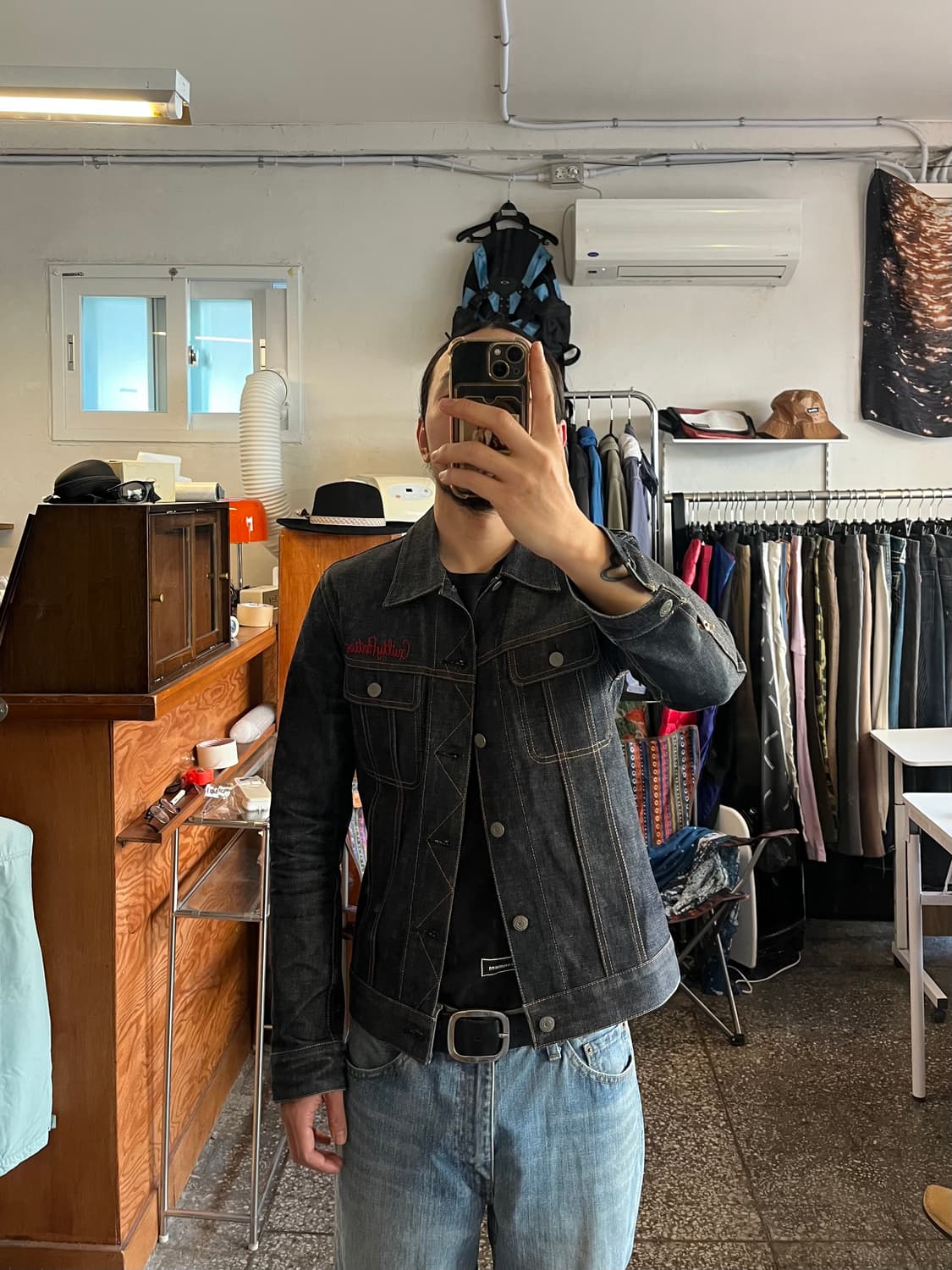 와코마리아 데님 트러커자켓 상품이미지1