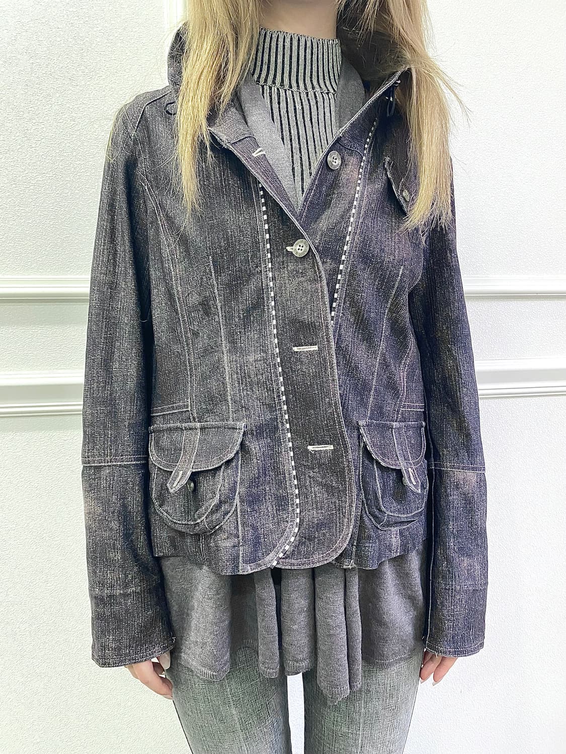 Y2K Grunge graphics Jacket 상품이미지8