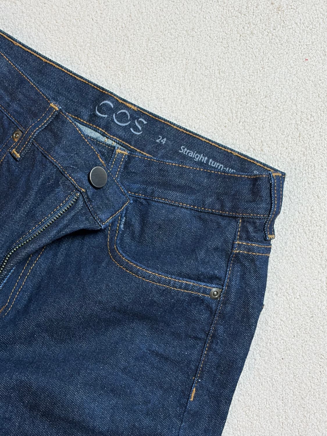 COS 턴업진 24sizw 상품이미지1