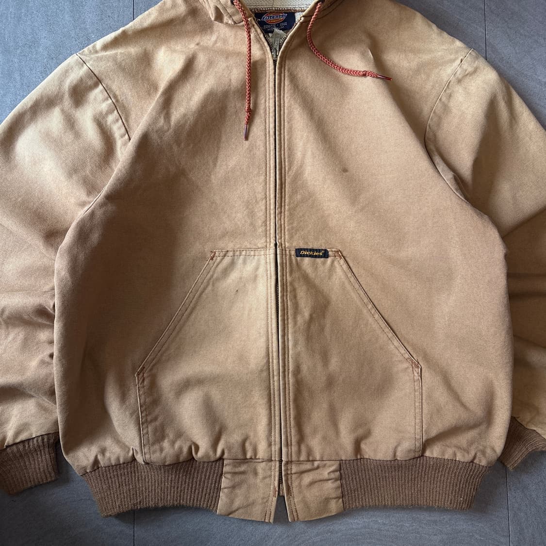 90s 90년대 멕시코 생산 디키즈 베이지 액티브 자켓 상품이미지3