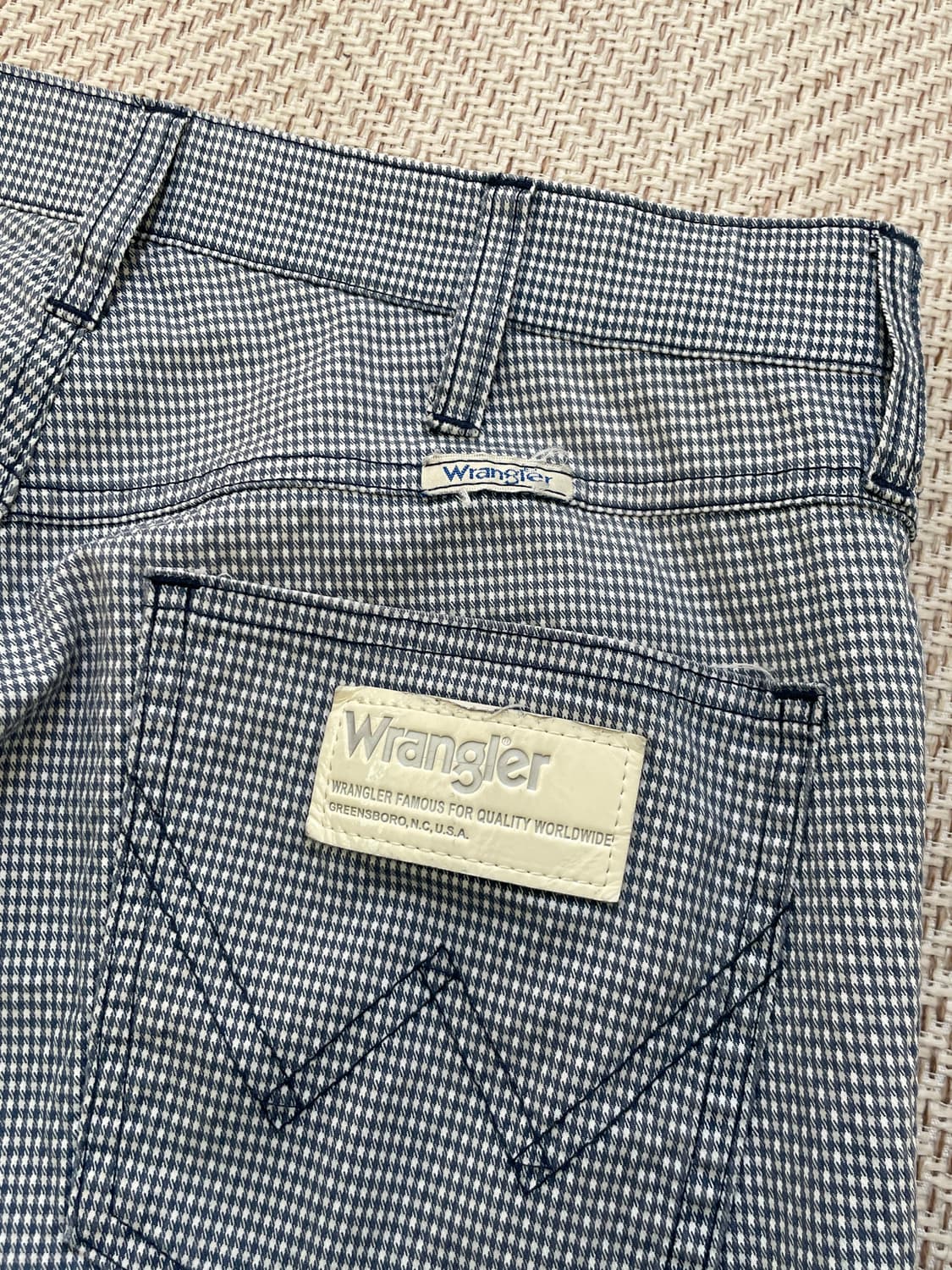 랭글러 시어서커 체크 팬츠  J04034 상품이미지3