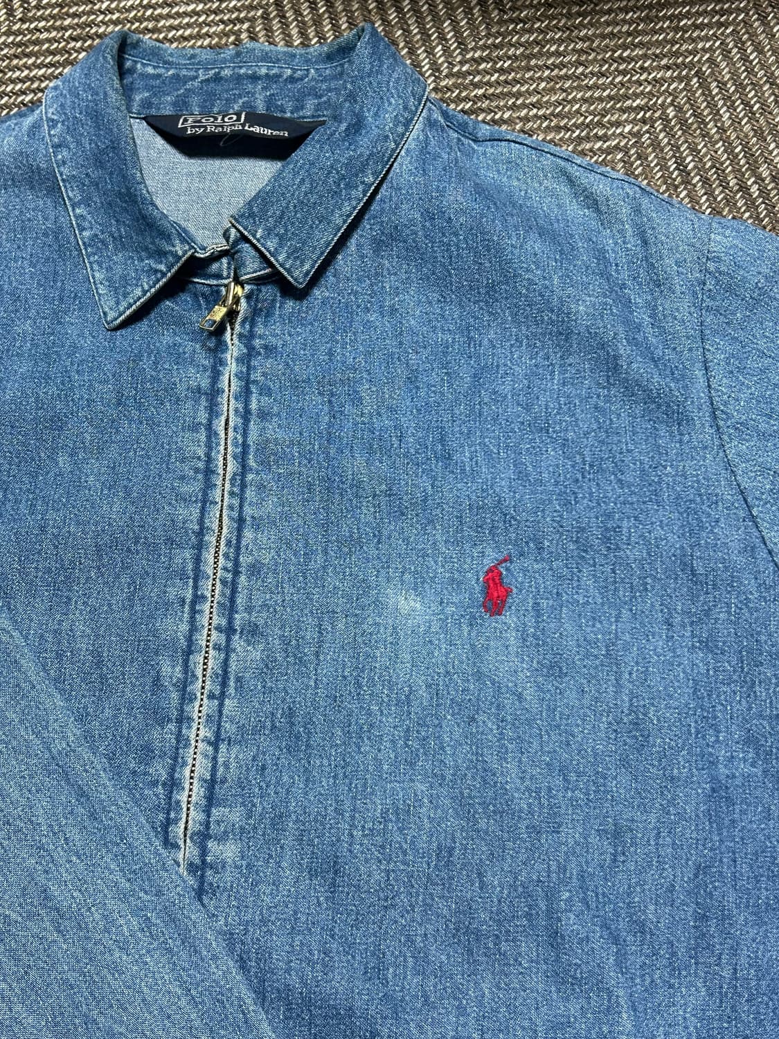 [95] 남녀공용 폴로 랄프로렌 데님 집업 블루종 자켓 상품이미지2