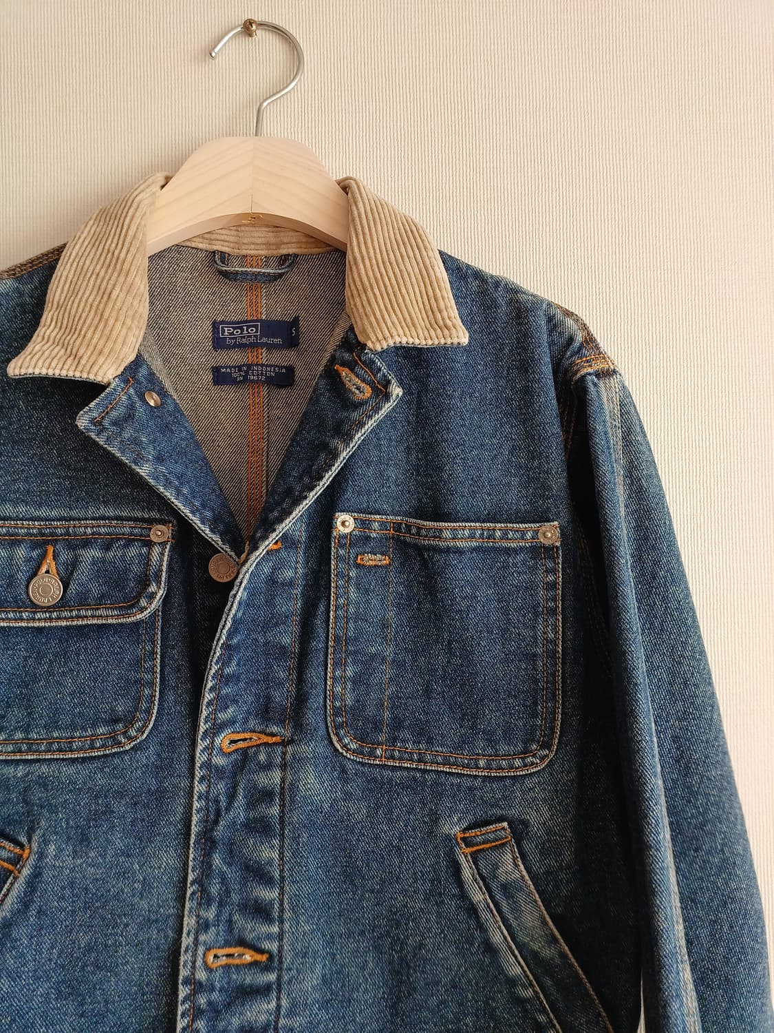 폴로 랄프로렌 여성 던가리 데님자켓 polo 크롭 청자켓 상품이미지6