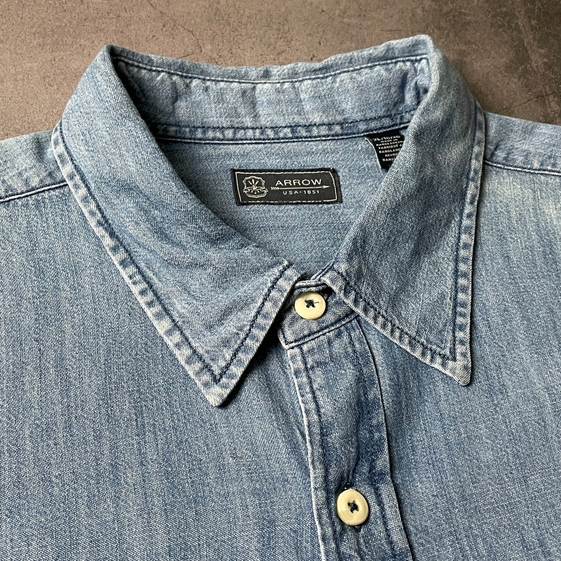 ARROW 애로우 빈티지 코튼 데님 셔츠 A00675 상품이미지2