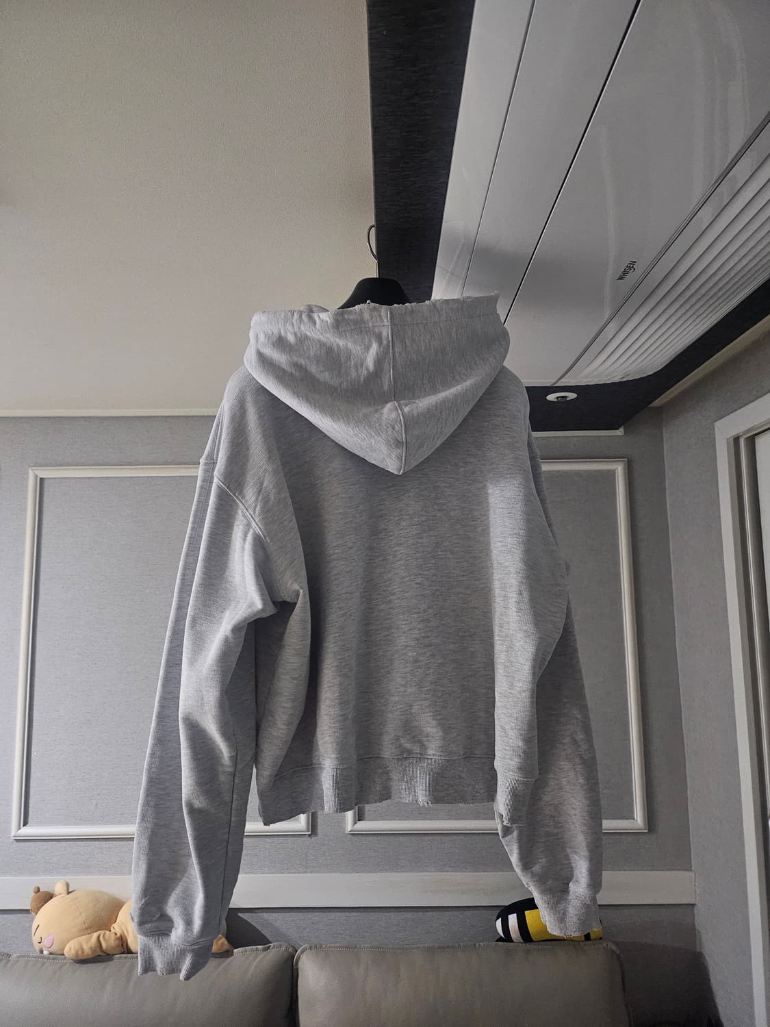 [거의 새것] 렉토 (RECTO) 디스트로이드 후드 티셔츠 상품이미지2