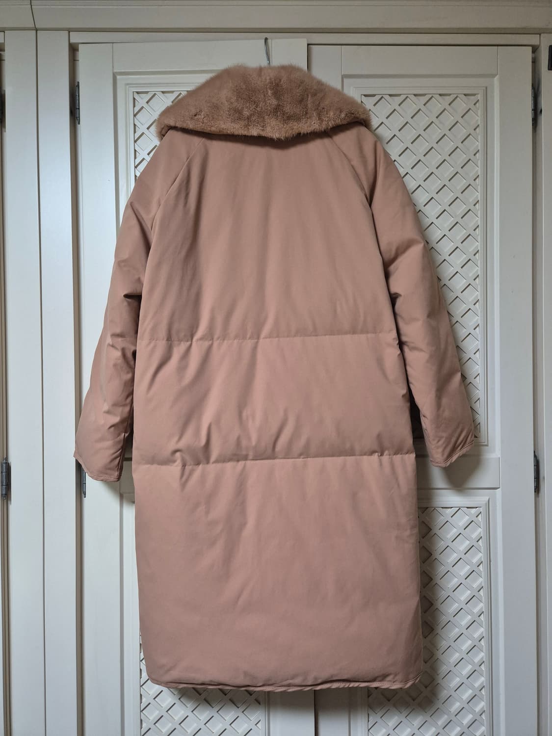 라씨엔토 밍크 카라 구스 롱패딩(미착용) 상품이미지2