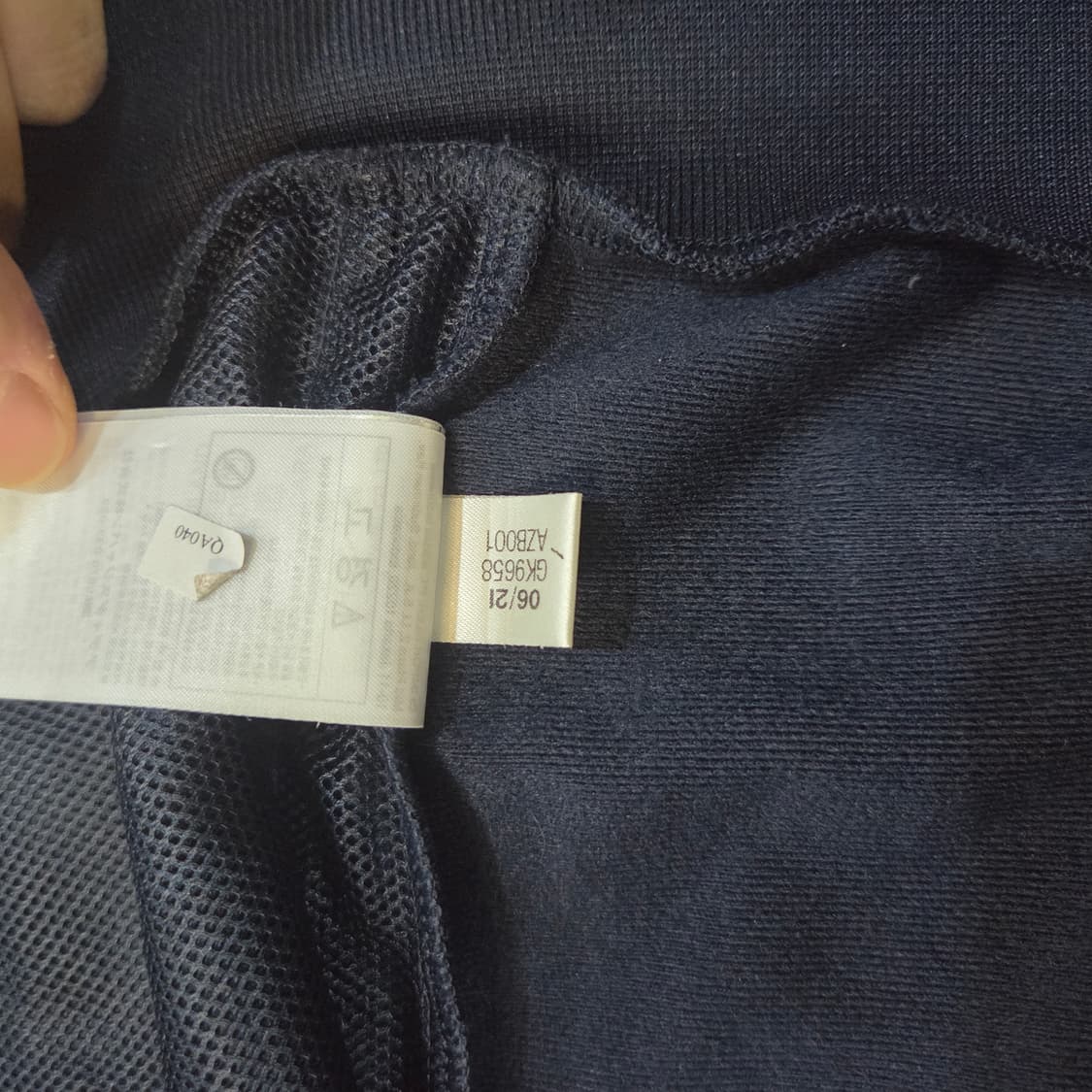 아디다스 네이비 트랙탑 삼선 져지 자켓 상품이미지7