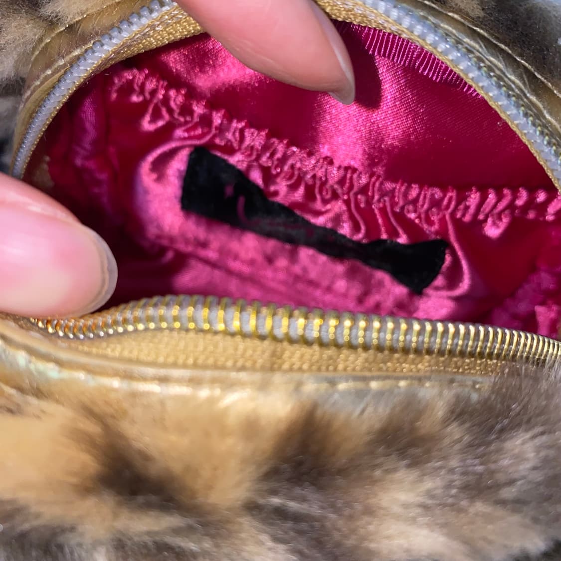 헬로키티 레오파드 파우치/빈티지 갸루 히메 오네 호피 y2k 상품이미지3