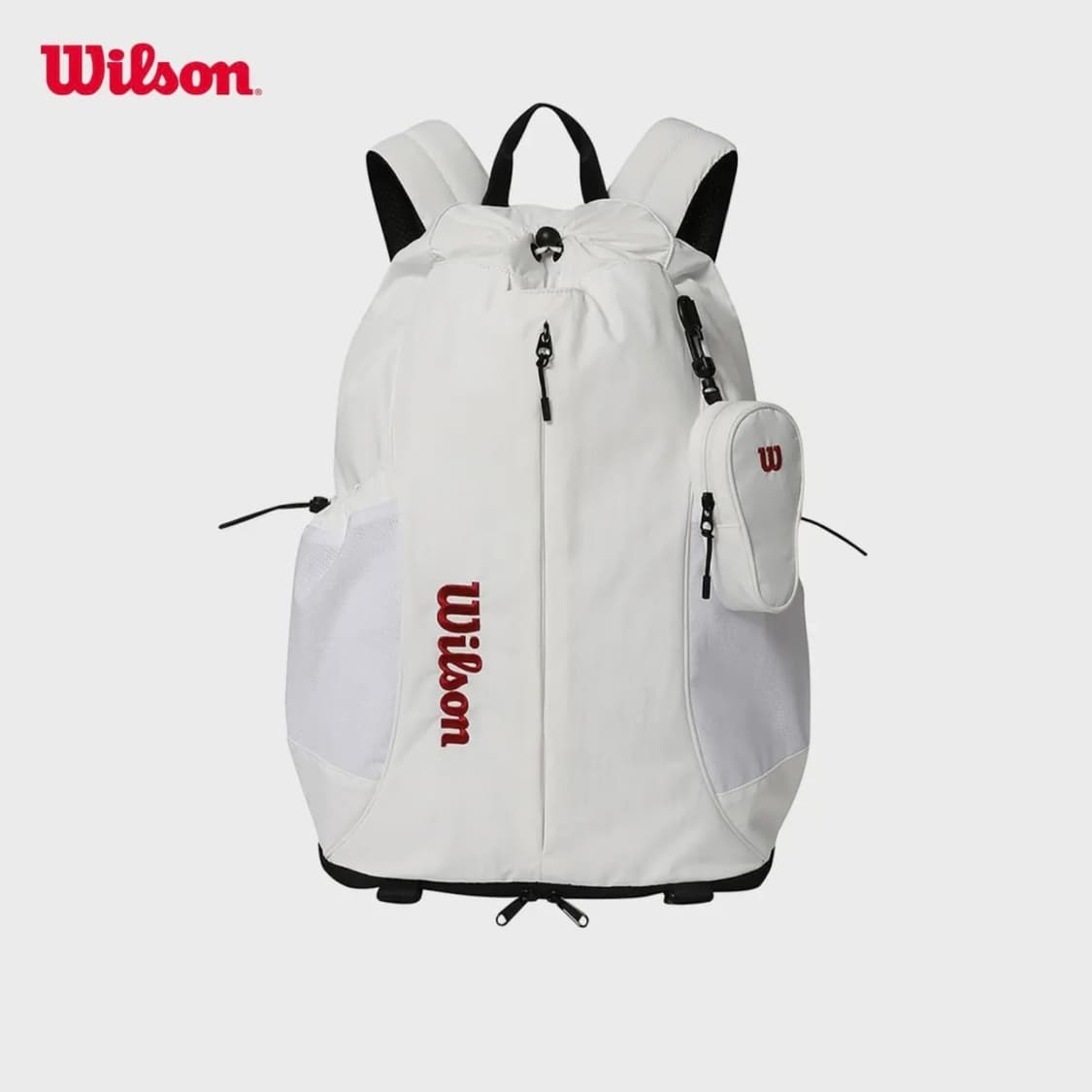 윌슨 wilson 드로으스트링 V2 테니스백팩 화이트 상품이미지1