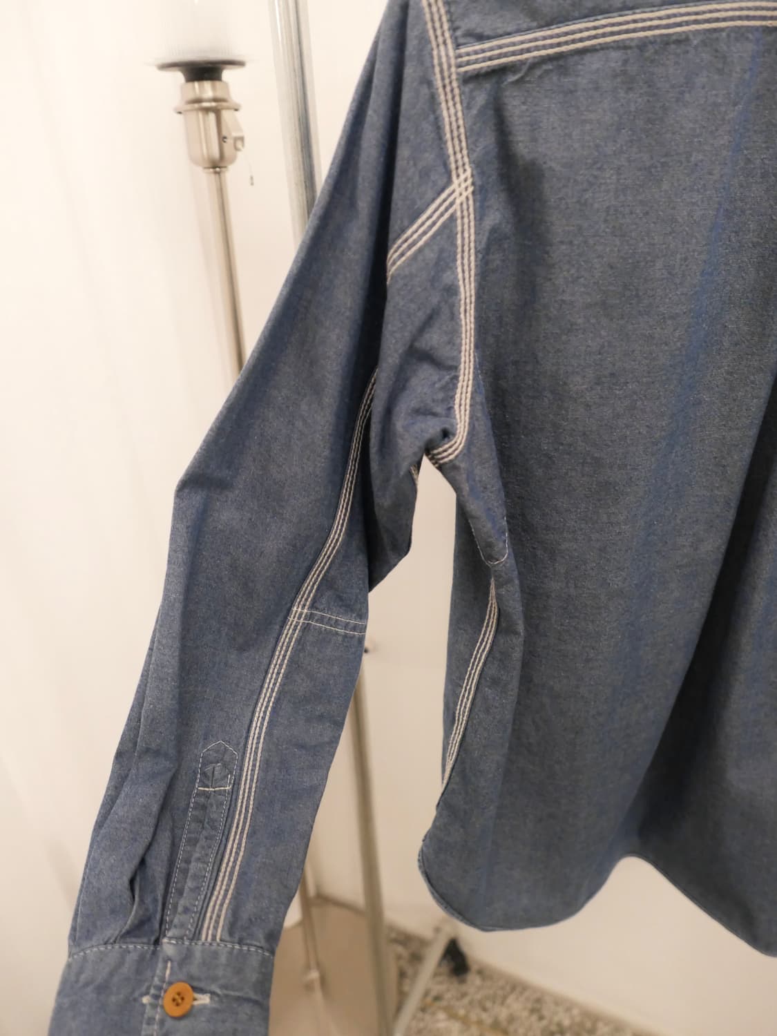 꼼데가르송 간류 스티치 데님 셔츠 상품이미지6