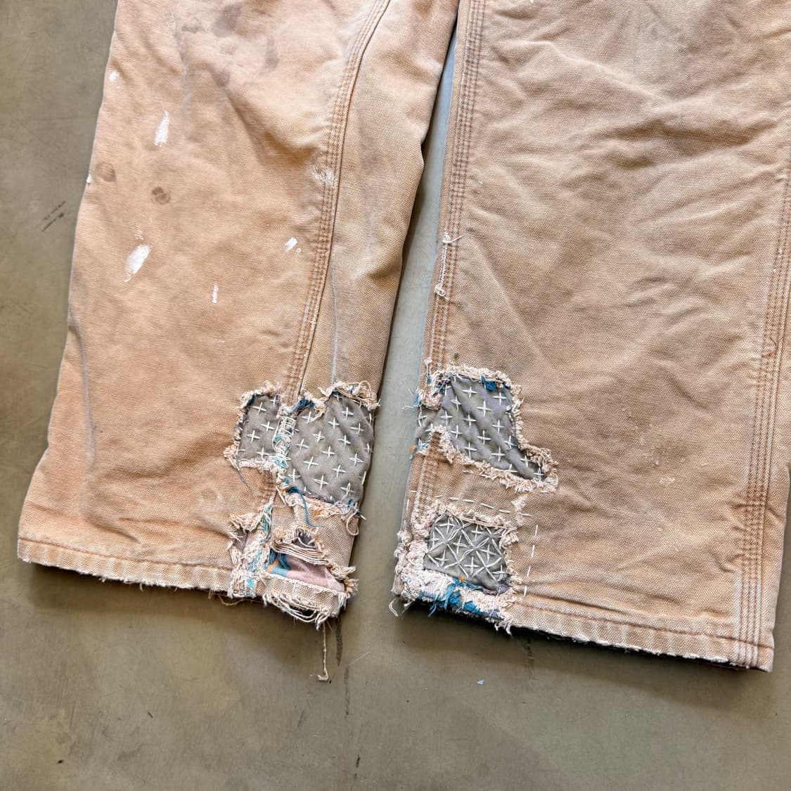 칼하트 사시코 플란넬 안감 워크 카펜터 팬츠 상품이미지1