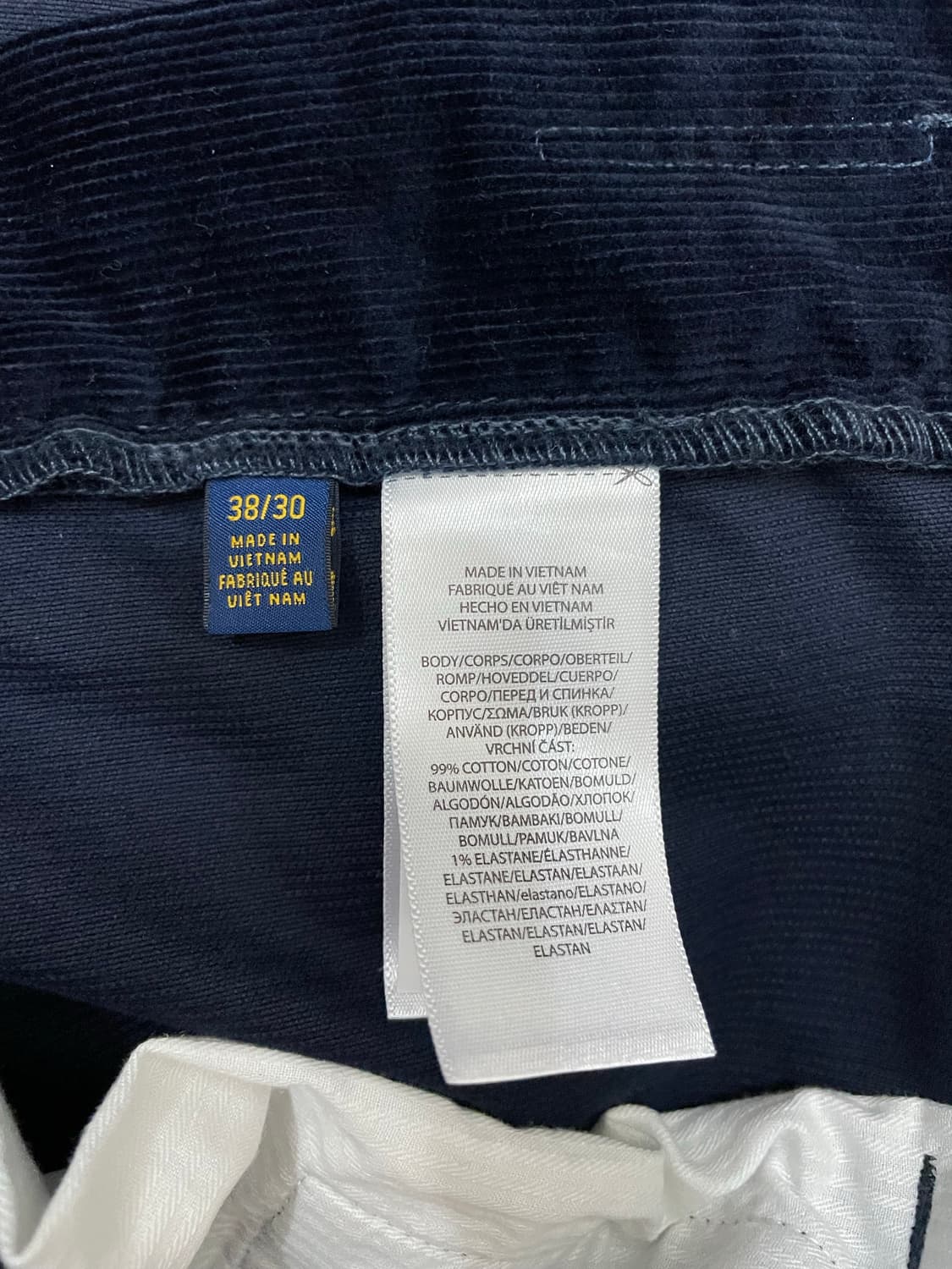 폴로 랄프로렌 코듀로이 팬츠 네이비 상품이미지6