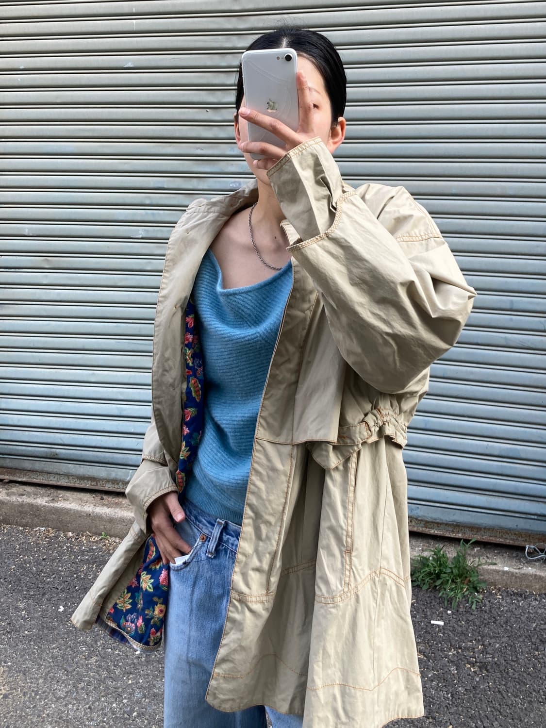 오일릴리 베이지 야상 상품이미지1