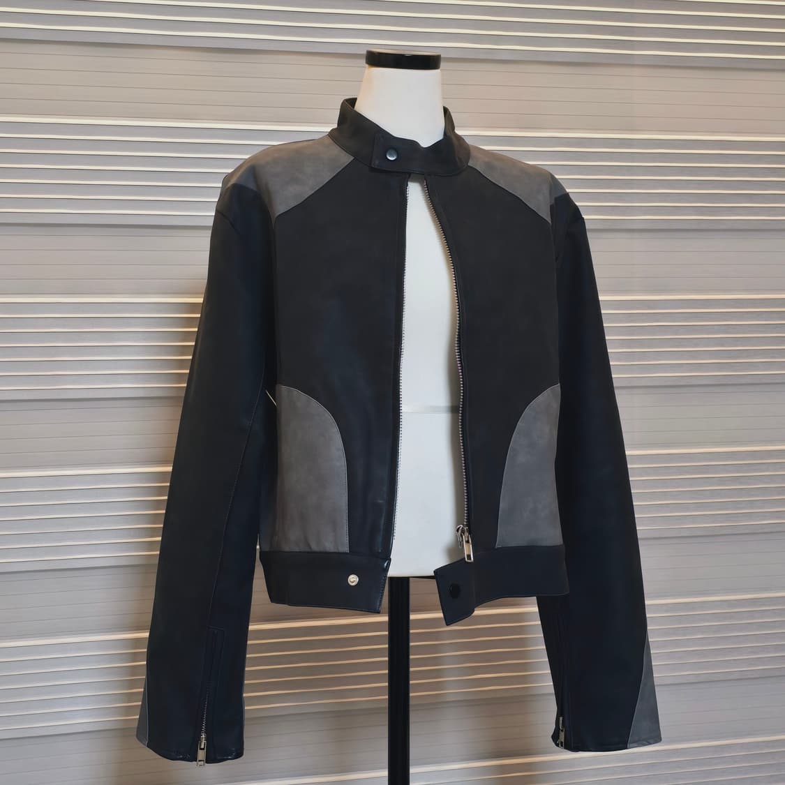 카우하이드 에코 레더 자켓 (남녀공용) 상품이미지5