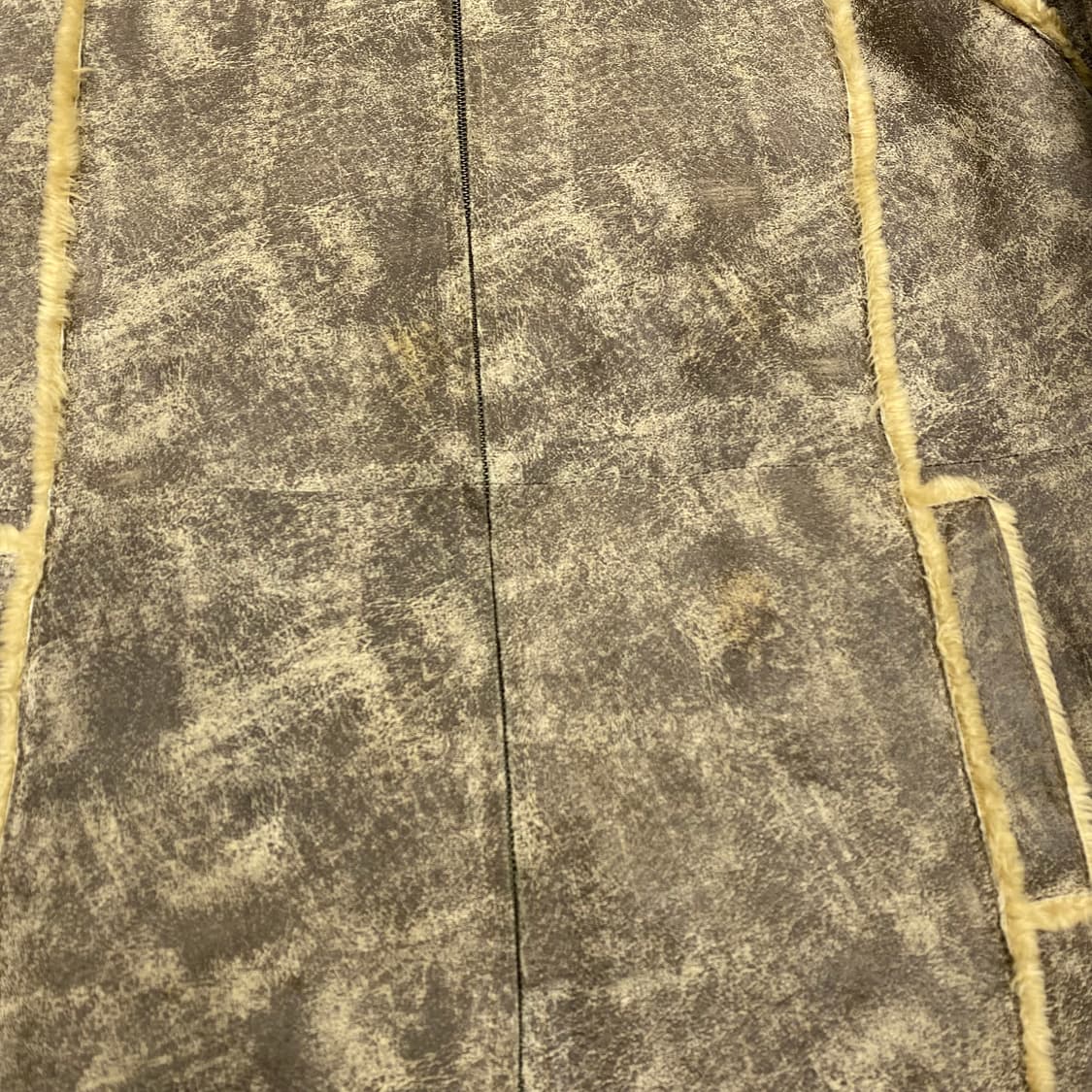 레더 후드 무스탕 L  상품이미지5