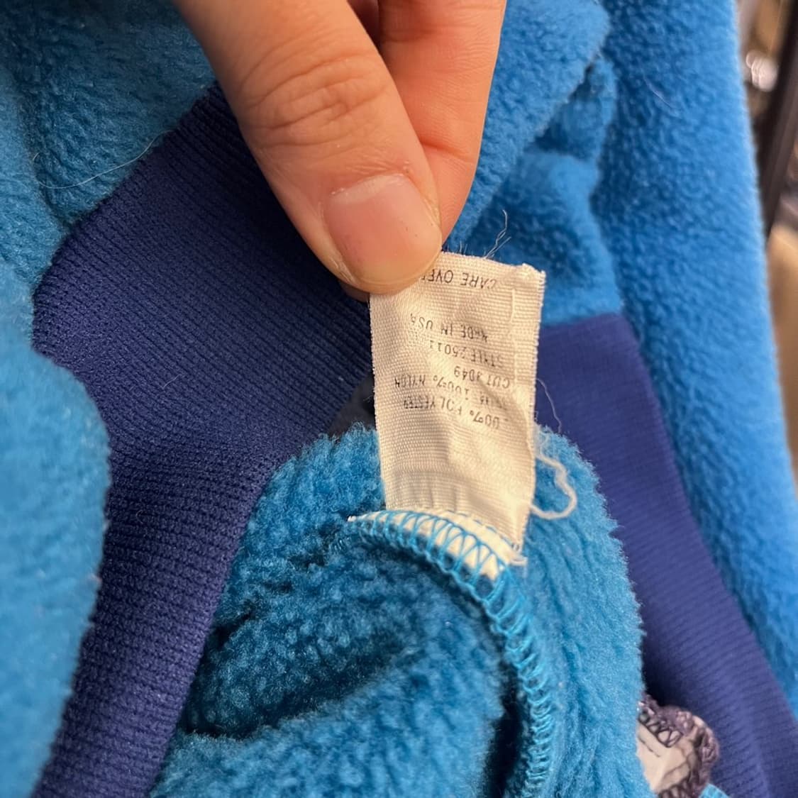 80s 파타고니아 플리스 봄버 집업 자켓 상품이미지7